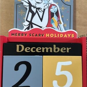 Merry Scary Jack Skellington Holiday Advent Calendar